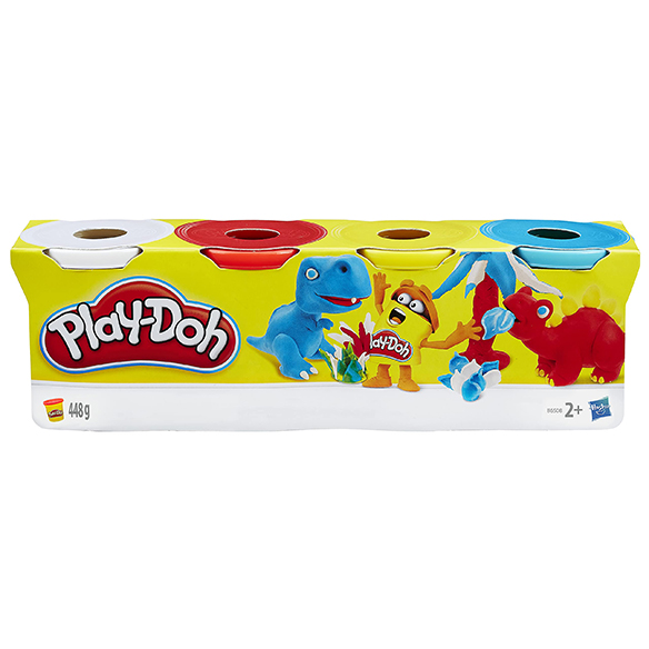 Play-doh Wild Color Set- 4 Cans
