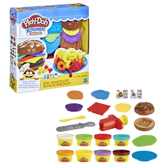 Kit pâte à modeler Burger barbecue Play-Doh - Play-Doh