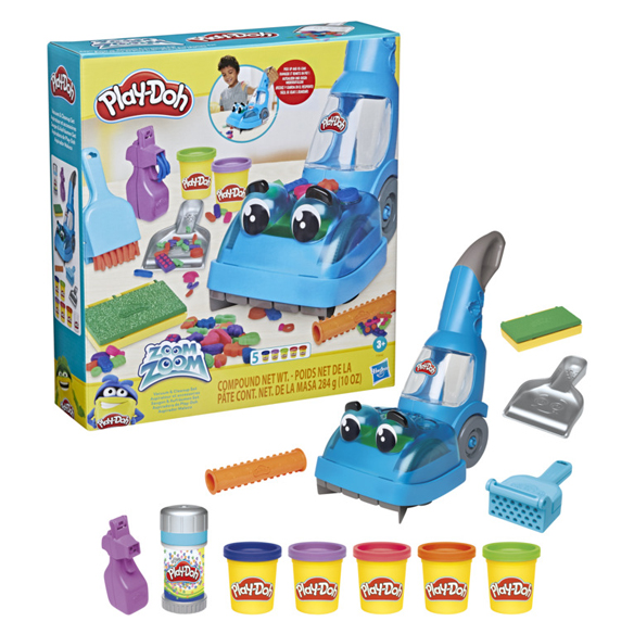 Play-doh Zoom Zoom Vacuum And Cleanup Playset